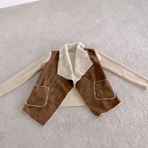 Suede sweater jacket from Anthropology.